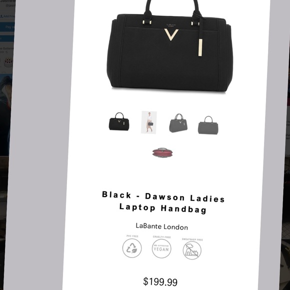 LaBante London Black carryall bag - Picture 8 of 8